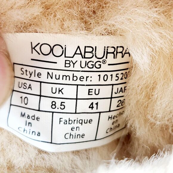 UGG Koolaburra Womens 10 Mini Ankle Boots Brown Suede Style #1015209 EUC - Picture 10 of 11